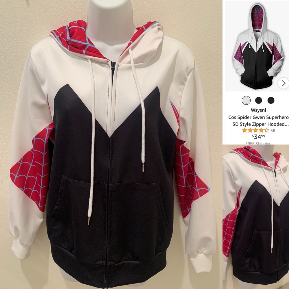 Women’s Spider Girl Gwen Hoodie Jacket